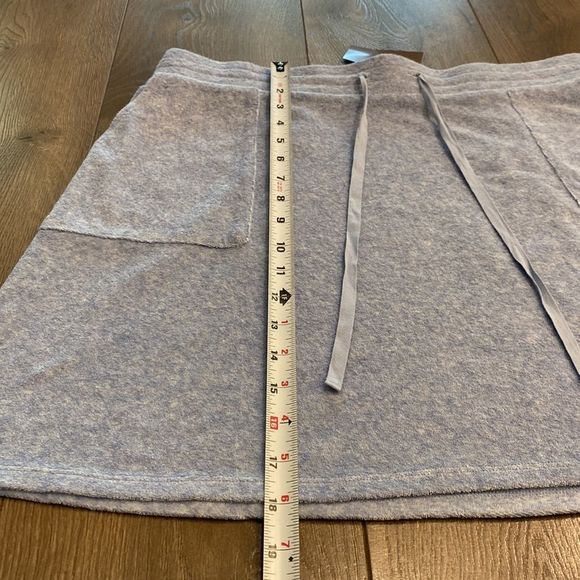 J.Jill Pure Jill Blue Terry Cloth Swimsuit Cover Up Skirt Size MP - Picture 8 of 10